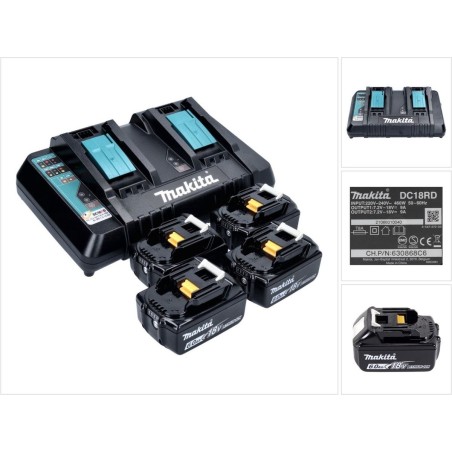 Makita DC18RD Battery Charger 72 - 18V | Fast & Efficient Charging for Maximum Performance - Order Now!